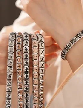 Mm Italian Module DIY Bracelet Geometric Square Oil Dripping Animal Dog Charms Childlike Style Cute Fashion Jewelry Wholesale - Aliexpress - FashionsVida