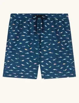 Costume con squali colorati uomo blu - Paul&Shark - FashionsVida