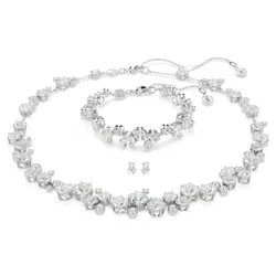 Set Constella, Taglio misto, Bianco, Placcato rodio OS
