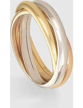 Anillo de oro tricolor - El Corte Inglés - FashionsVida