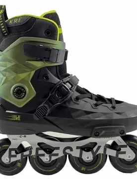Patins En Ligne B Frs C-6 Pro 4x80 Black / Green EU 38 Homme - KRF - FashionsVida