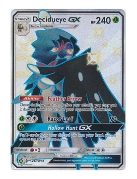 Pokemon SM Guardians Rising SV47/SV94 Decidueye GX (Hidden Fates Shiny Vault Full Art) - Pokémon - FashionsVida