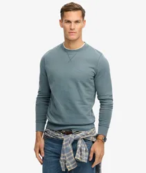 Superdry Herren Baumwolle Klassisches Essential Sweatshirt, Blau, Größe: M