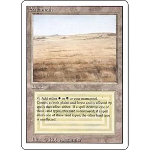 Savannah Revised (3rd Edition) - Magic: The Gathering - FashionsVida