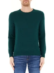 Maglione misto lana VERDE SCURO S