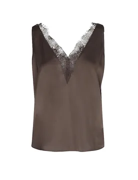 Comma Top marron 44 - Comma - FashionsVida