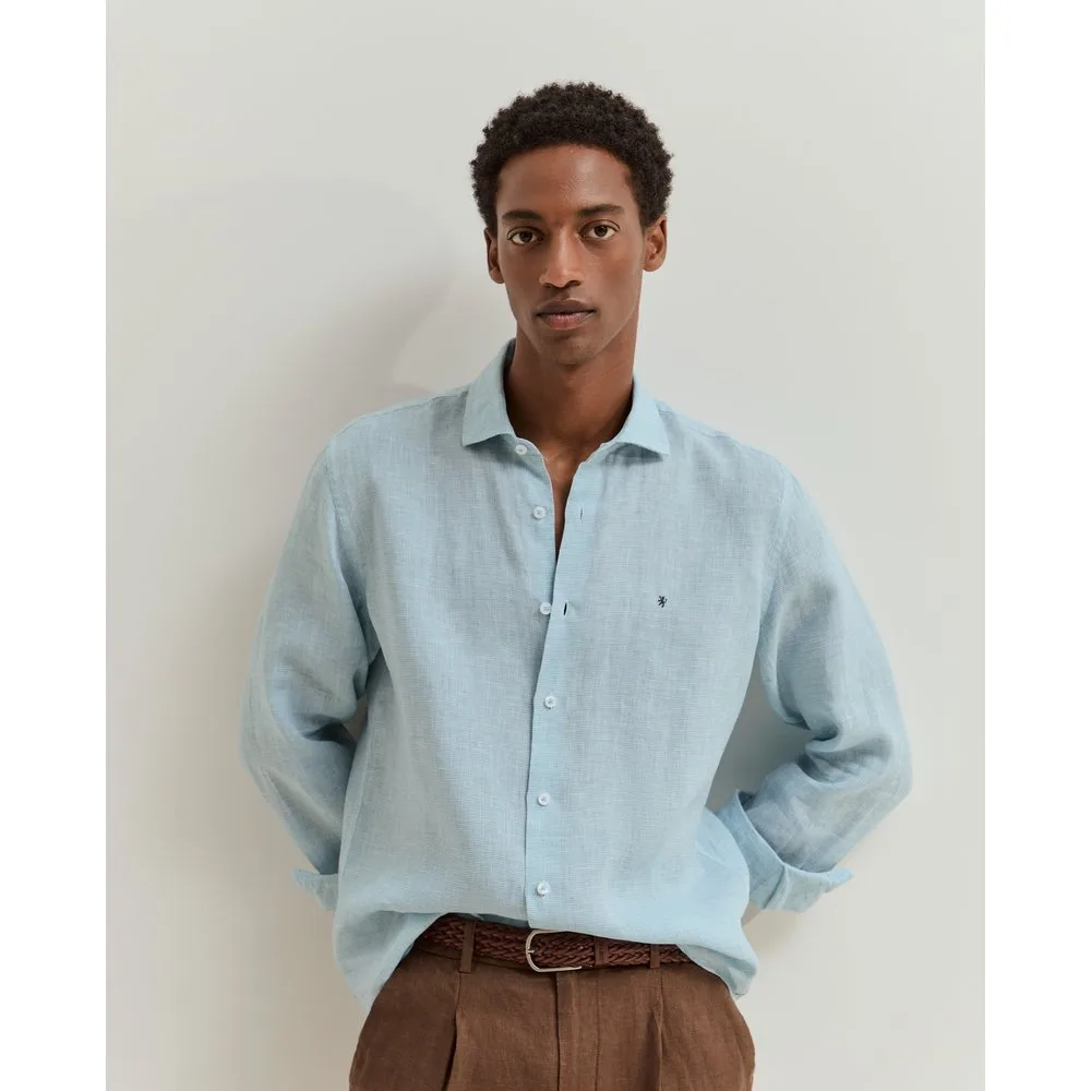 Camisa de algodón de hombre de corte entallado - Lion of Porches - FashionsVida