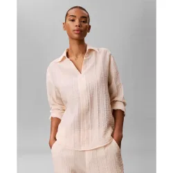 Camisa de mujer viscosa con rayas