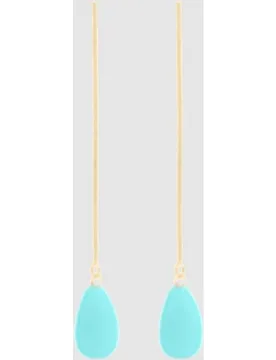 Pendientes áfrica moda de plata de ley 925 acabados en oro amarillo de 18 quilates con - Luxenter - FashionsVida