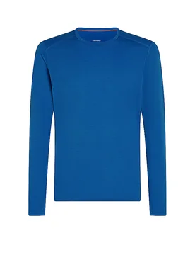 Camiseta funcional de hombre Merino 200 Oasis LS azul XL - Icebreaker - FashionsVida