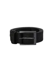 Joop Cinturón de cuero negro 105