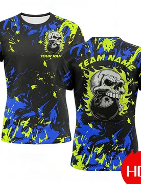 Fashion Bowling Ball Pattern Men's T-Shirts Jersey Funny 3D Print Custom Name Bowling Team Jerseys Gift for Bowling Lovers Tops - Aliexpress - FashionsVida