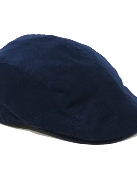 Gorra de hombre en tejido de pana color marino - Pertegaz - FashionsVida