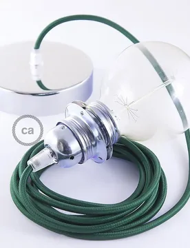 Cables Lampe Suspendue Pendel Pour Abat-jour Rm21 2 M Dark Green / Chrome Plated One Size - Creative - FashionsVida