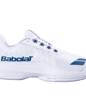 Jet Tere 2 Wimbledon All Court Shoes White / Blue Navy UK 12 - Babolat - FashionsVida