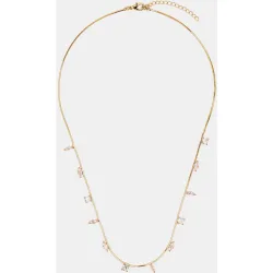 Collar corto con circonitas
