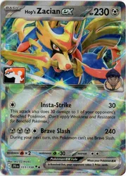 Pokemon SV Journey Together 111/159 Hop's Zacian ex (Prize Pack League Promo)