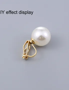 UNNAIER triangular ear clip converter invisible painless women's free punch clip earring diy material bag ear clip accessories - Aliexpress - FashionsVida