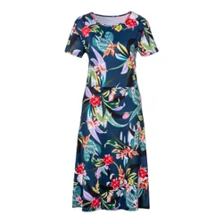 Blumenkleid „Paradies“ mehrfarbig L Damen