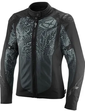 Giubbotto Moto Donna ARTEMIS Nero Bianco taglia S - Ixon - FashionsVida