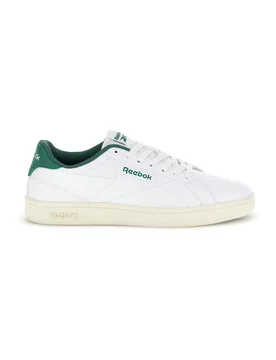 Sneakers bianche con dettagli verdi in pelle Court clean 42 - Reebok - FashionsVida