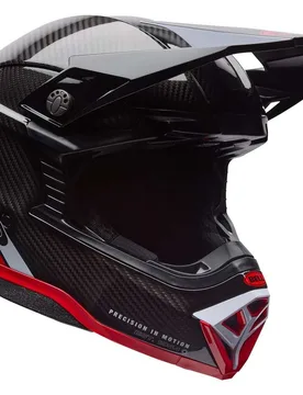 Casco Moto Cross Enduro Moto-10 Spherical STRIKE Rosso taglia XS - Bell - FashionsVida