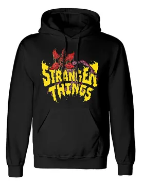 Sweat-shirt Stranger Things Thrashin Logo Black S unisex - Heroes Inc - FashionsVida