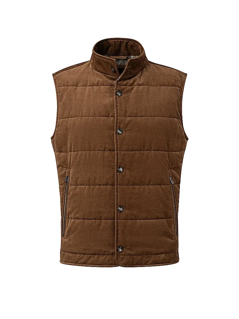 Steppgilet ERICE hellbraun S Herren - Windsor - FashionsVida