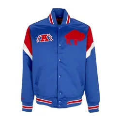 Giubbotto Bomber Uomo Nfl Heavyweight Satin Jacket Bufbil Original Team Colors