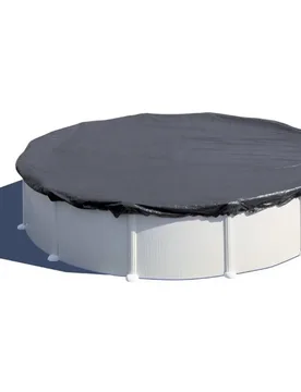 Steel Cover For Round Pools Premium Grey Ø 440 cm unisex - Gre Accessories - FashionsVida