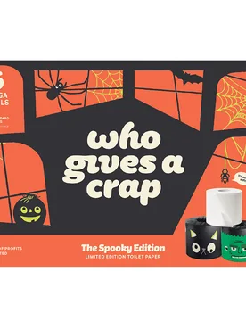 The Spooky Halloween Limited Edition Extra Soft Bamboo Toilet Tissue - 6 Mega Rolls - Who Gives a Crap - FashionsVida