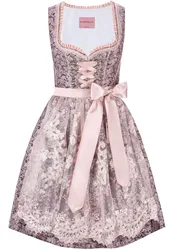 Dirndl Meryl (altrosa, Gr. 44) von Wiesnwuid für Damen, 100% Polyester