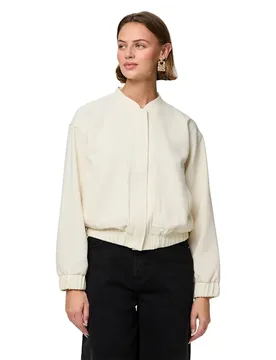 Giacca Bomber Annie Whisper White L - Pieces - FashionsVida