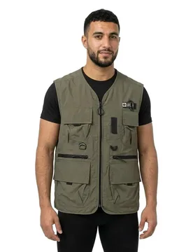 Gilet Stream Light Dusty Olive S - Salty Crew - FashionsVida