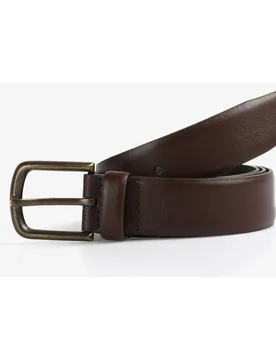 Cinturón de piel de hombre con hebilla metálica - Scalpers - FashionsVida