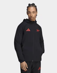 Mens Giacca A Vento Tiro Travel Arsenal Fc - Nero, nero nero Uomo taglia M