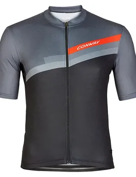 Maglia A Maniche Corte Active Grey / Black - Conway - FashionsVida