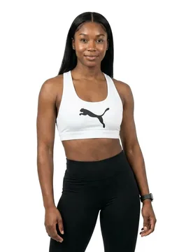 Soutien-gorge De Sport 4 Keeps White / Big black cat XS - Puma - FashionsVida