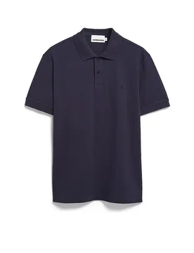 Polo MAARIO bleu marine XL - Armedangels - FashionsVida
