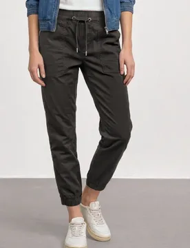 Slim Leg Hose in Papertouch-Qualität female Braun - Street One - FashionsVida