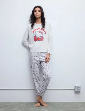 Pijama completo mujer Hello Kitty - Easy Wear - FashionsVida