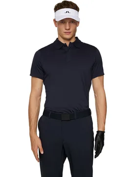 Polo Aleks Hybrid Knit, navy s - J.lindeberg - FashionsVida