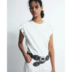 Camiseta heavy cotton tachas