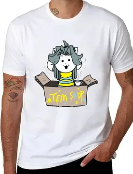 Temmie T-Shirt t shirts for man pack white g man t shirts for men T-Shirt - Aliexpress - FashionsVida