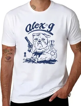 Bulldog sandy alex g T-Shirt cotton t shirts man 100% man t shirt heavy cotton T-Shirt - Aliexpress - FashionsVida