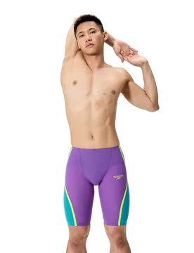 Fastskin Lzr Pure Intent 2.0 High Waist Jammer Galaxy Grape / Mayan Blue / Hyper Yellow UK 24 Men - Speedo - FashionsVida