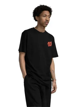 T-shirt à Manches Courtes Meek Concrete Slasher Black M - Santa Cruz - FashionsVida