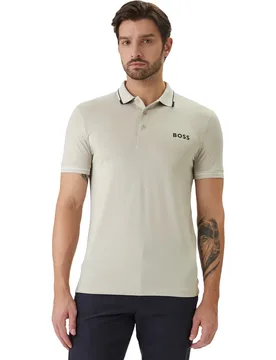 HUGO Polo Paul Pro, beige/schwarz l - BOSS - FashionsVida