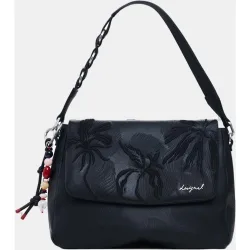 Mochila mediana bordados charms