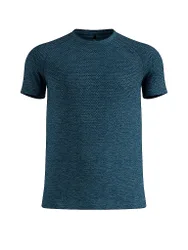 Herren Laufshirt Essential Seamless petrol S M